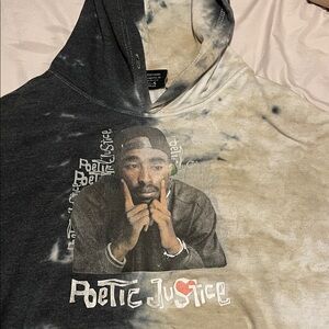 Stylish Kids Hoodie with Poetic Justice Graphic